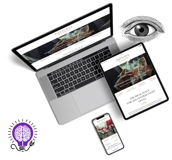 a laptop and phone with a website on the screen