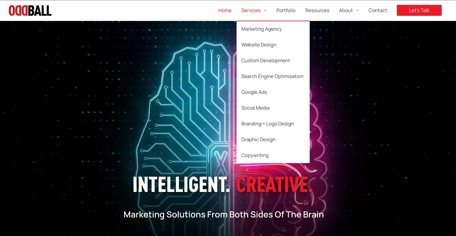 a screenshot of a website